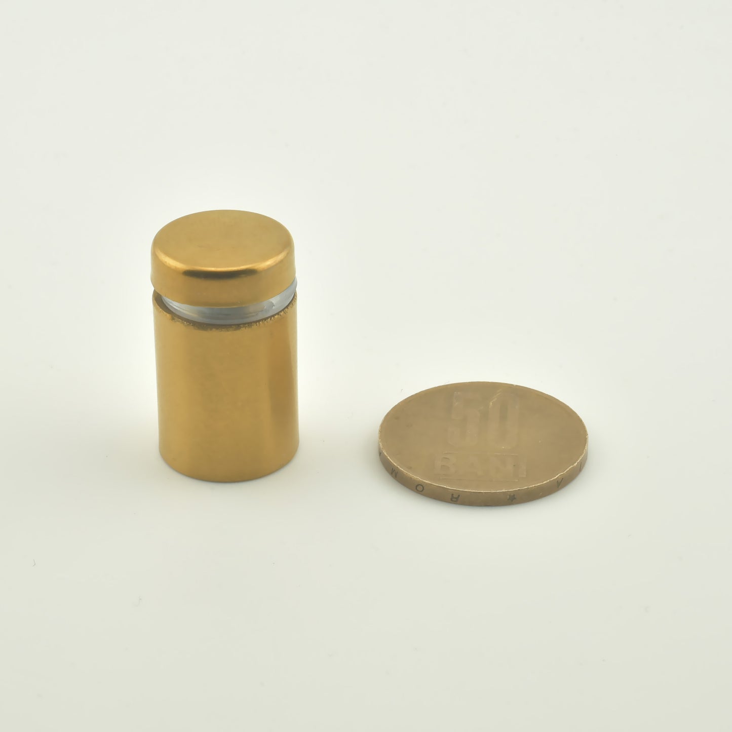 Distantier Inox Profesional cu Guler pentru Panouri si Placute, 4x1.5 cm