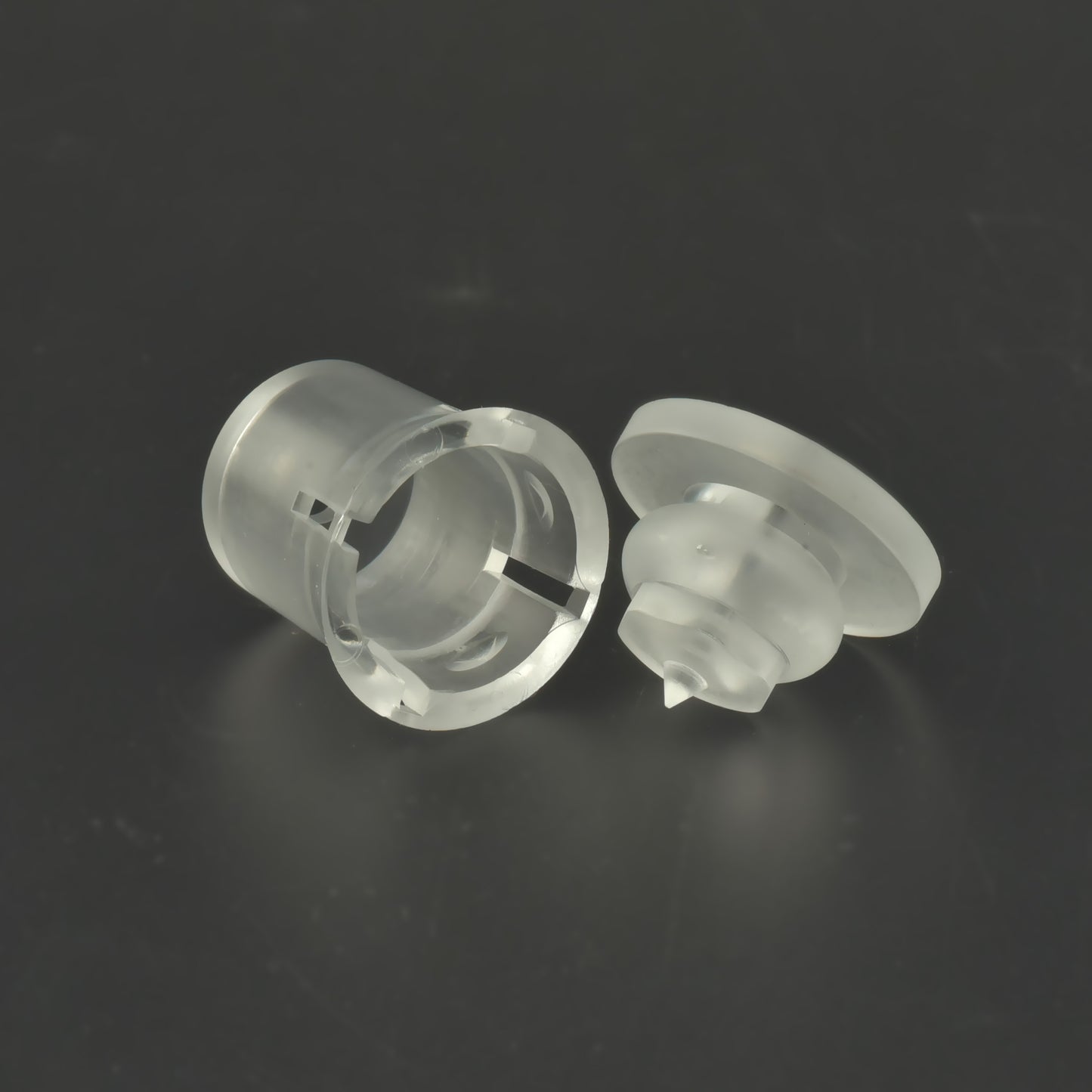 Set 4 Distantiere Inox Profesionale pentru Panouri si Placute, 2.5x2.2 cm (Model Plat Lat)