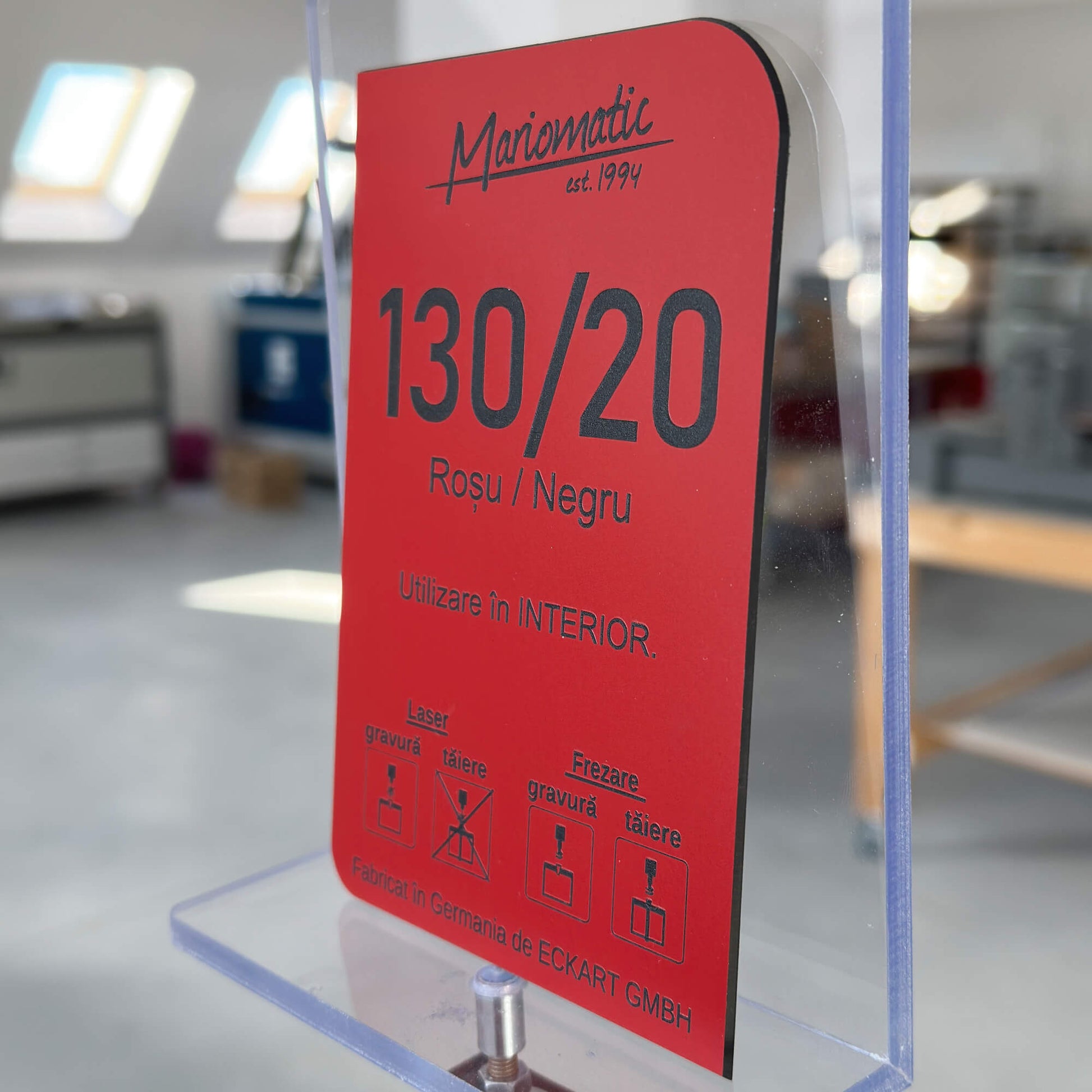 Material Gravura Rosu Negru gravura mecanica