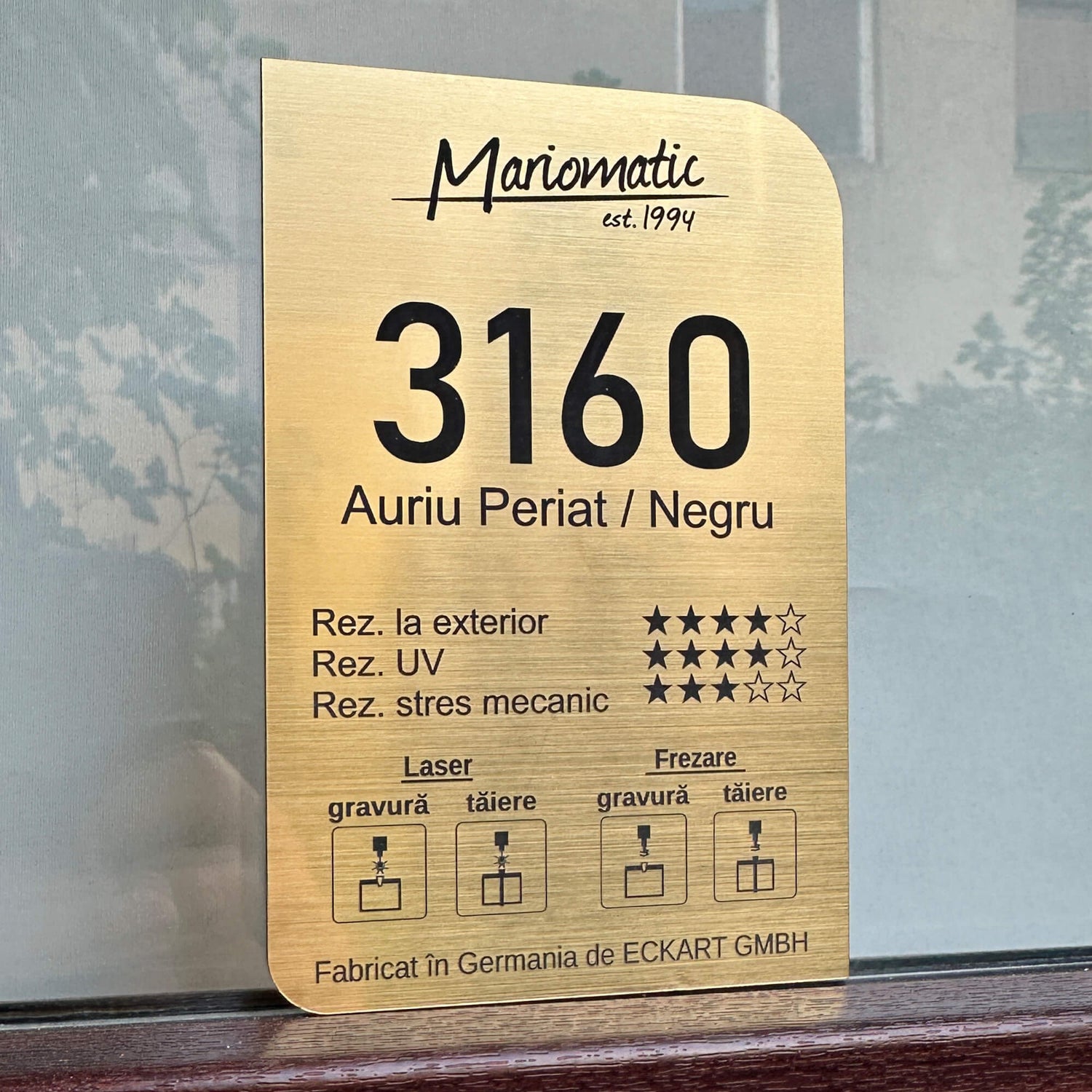 Materiale Gravura Laser