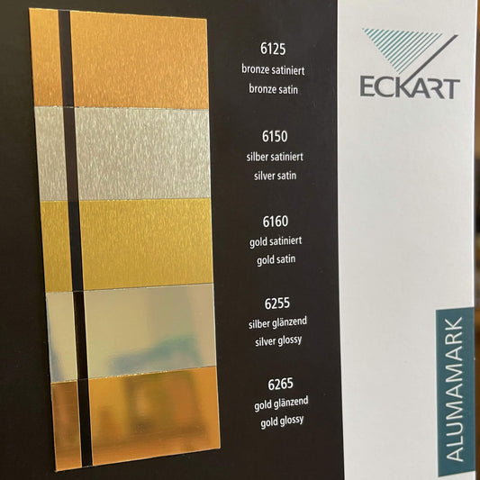 Aluminiu Gravat Laser cu Gravura Neagra AlumaMark