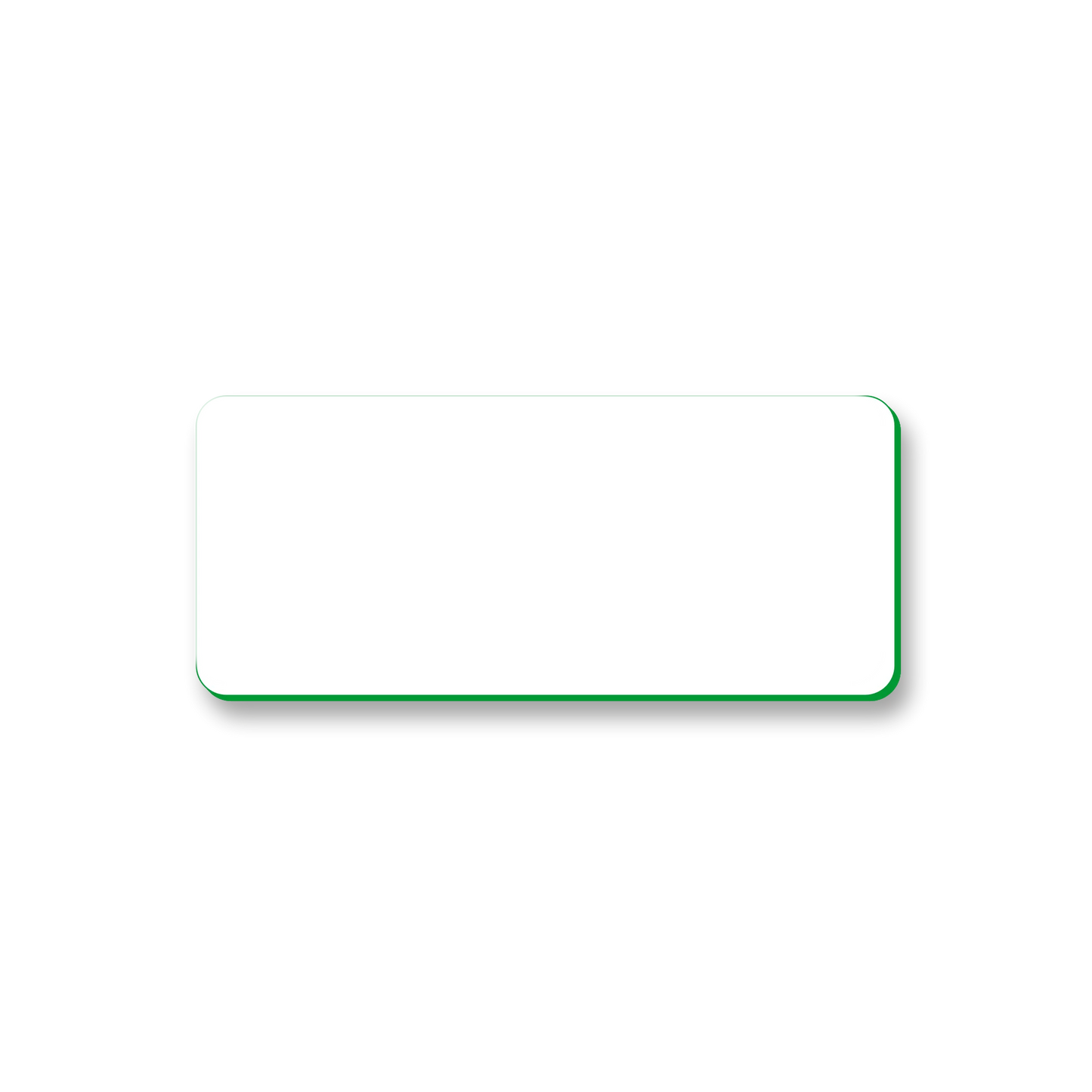 Ecuson nepersonalizat din material gravabil, 70x30 mm