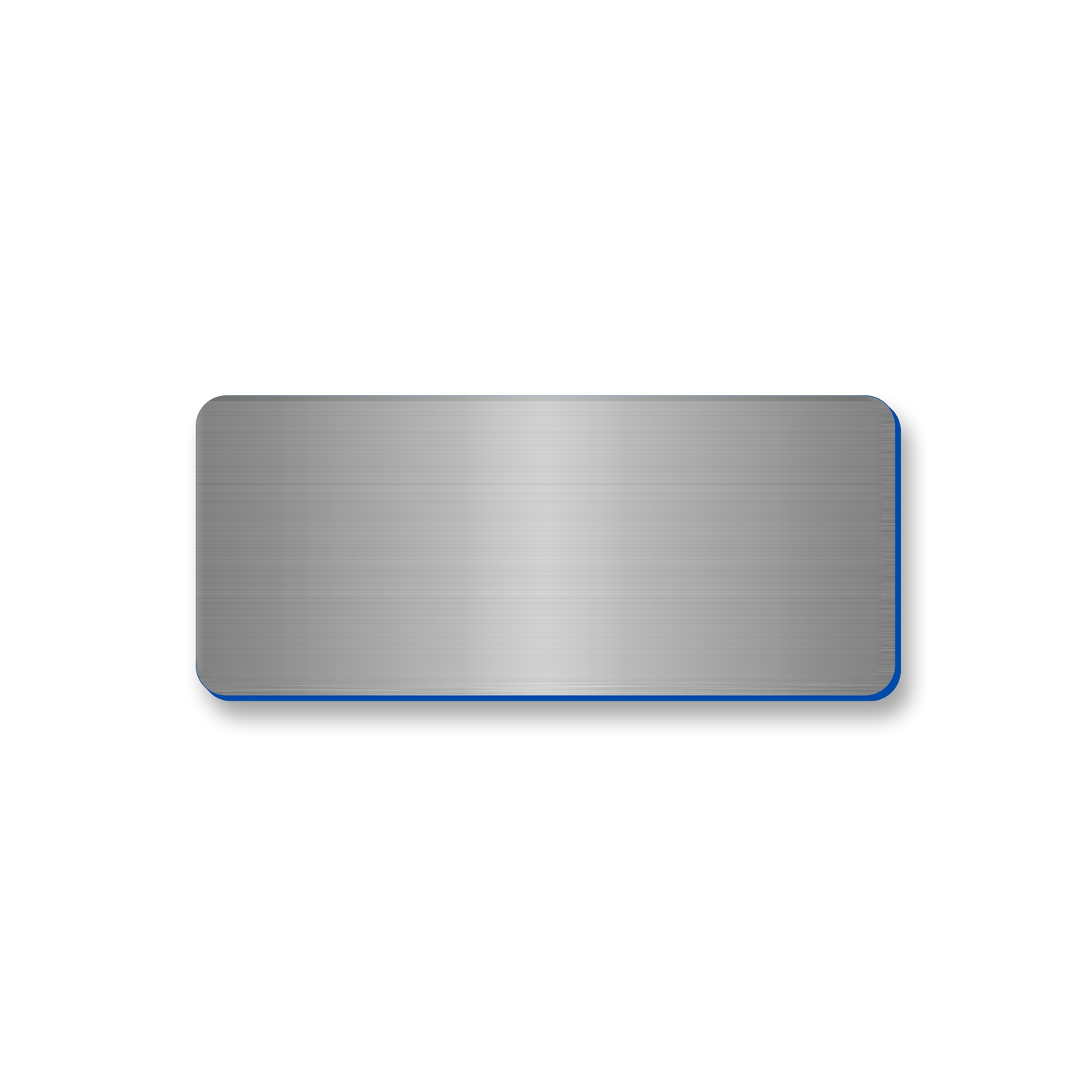 Ecuson nepersonalizat din material gravabil, 70x30 mm