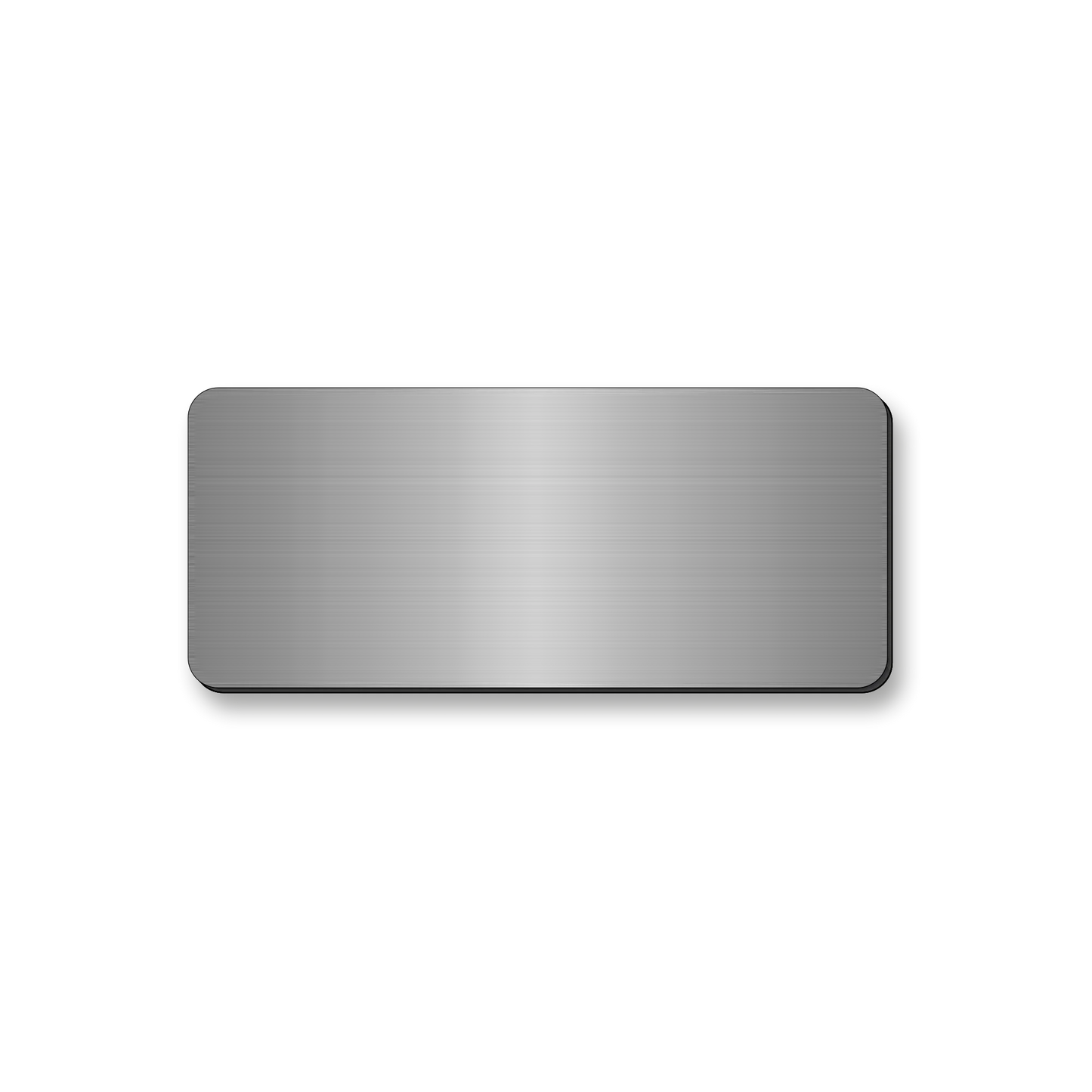 Ecuson nepersonalizat din material gravabil, 70x30 mm