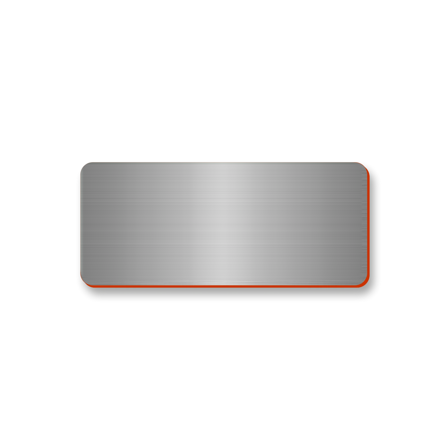 Ecuson nepersonalizat din material gravabil, 70x30 mm