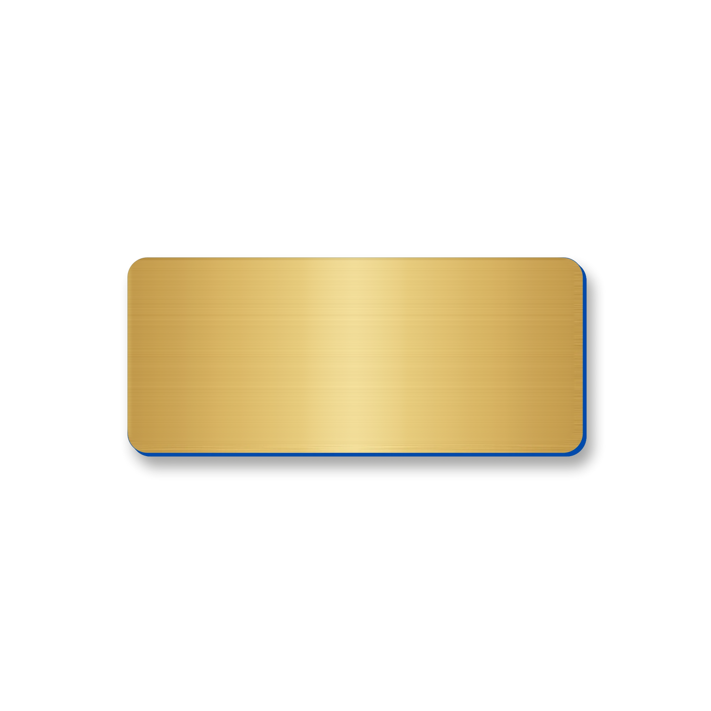 Ecuson nepersonalizat din material gravabil, 70x30 mm