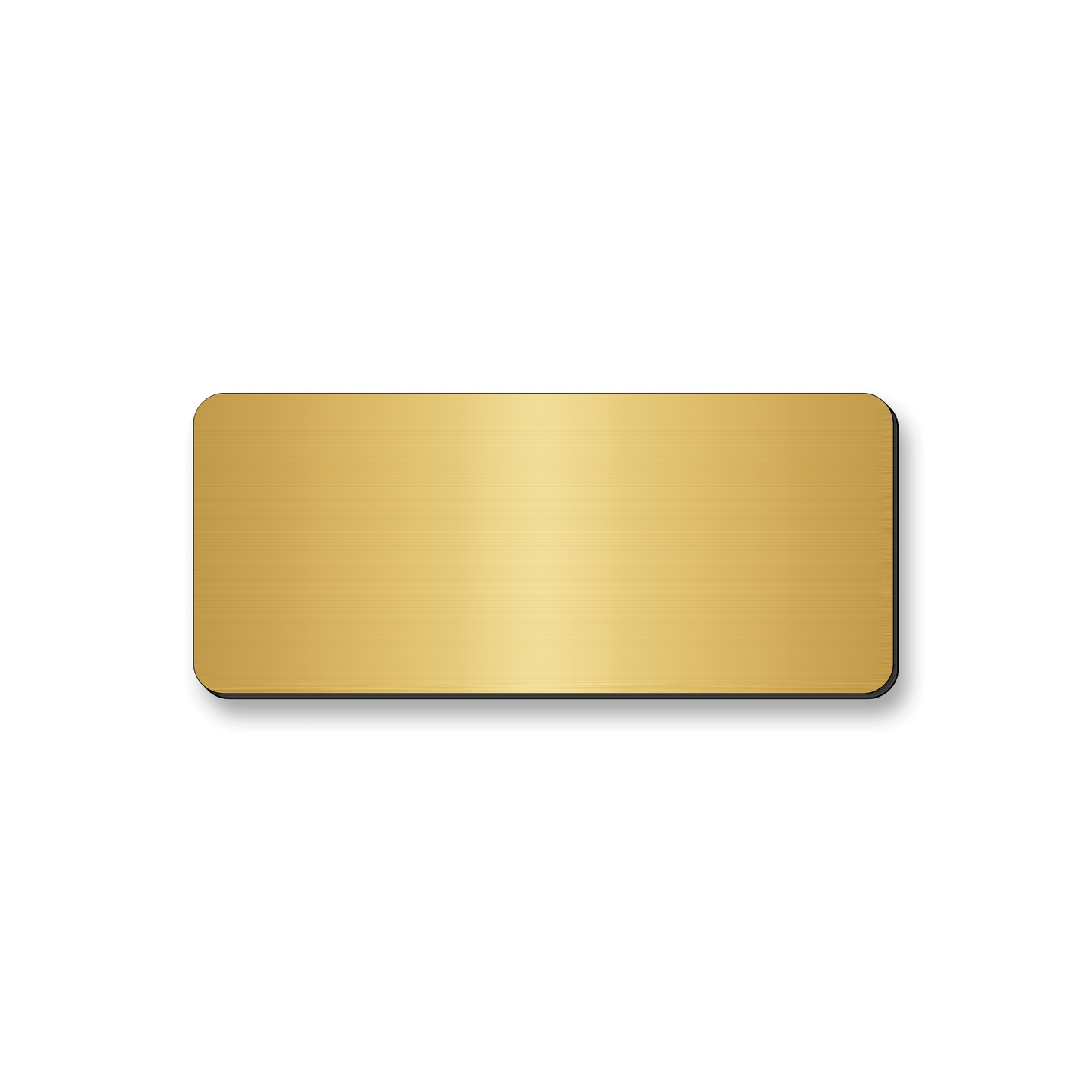 Ecuson nepersonalizat din material gravabil, 70x30 mm