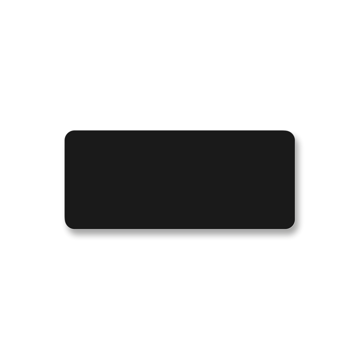 Ecuson nepersonalizat din material gravabil, 70x30 mm
