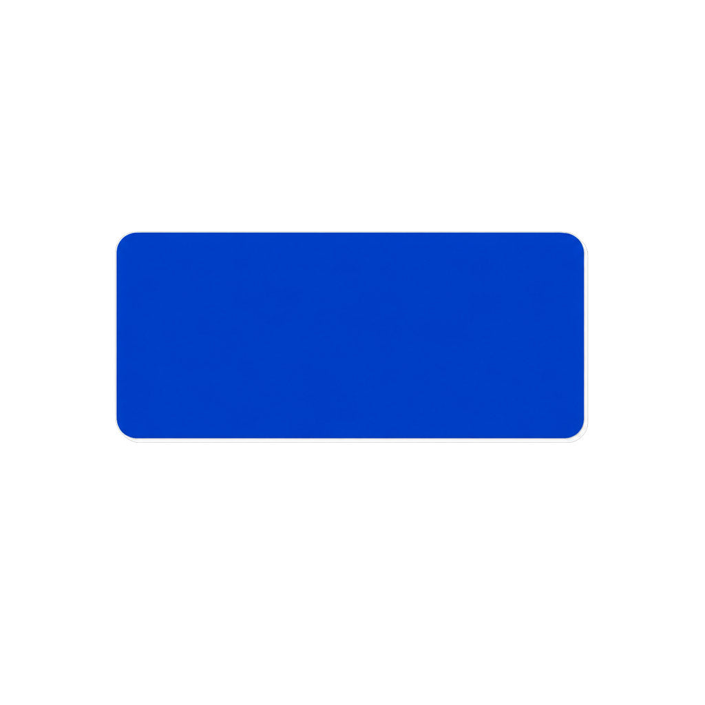 Ecuson nepersonalizat din material gravabil, 70x30 mm